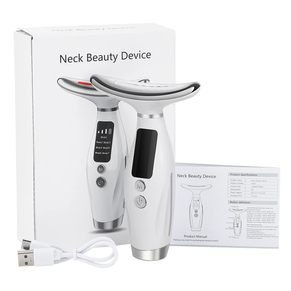 LED Face & Neck Tightening Massager Wand