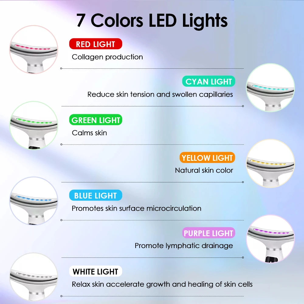 LED Face & Neck Tightening Massager Wand