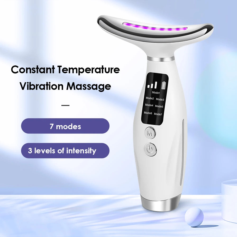LED Face & Neck Tightening Massager Wand